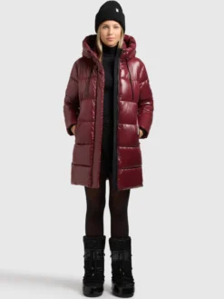 Jacke JANOU MAHAGONI RED