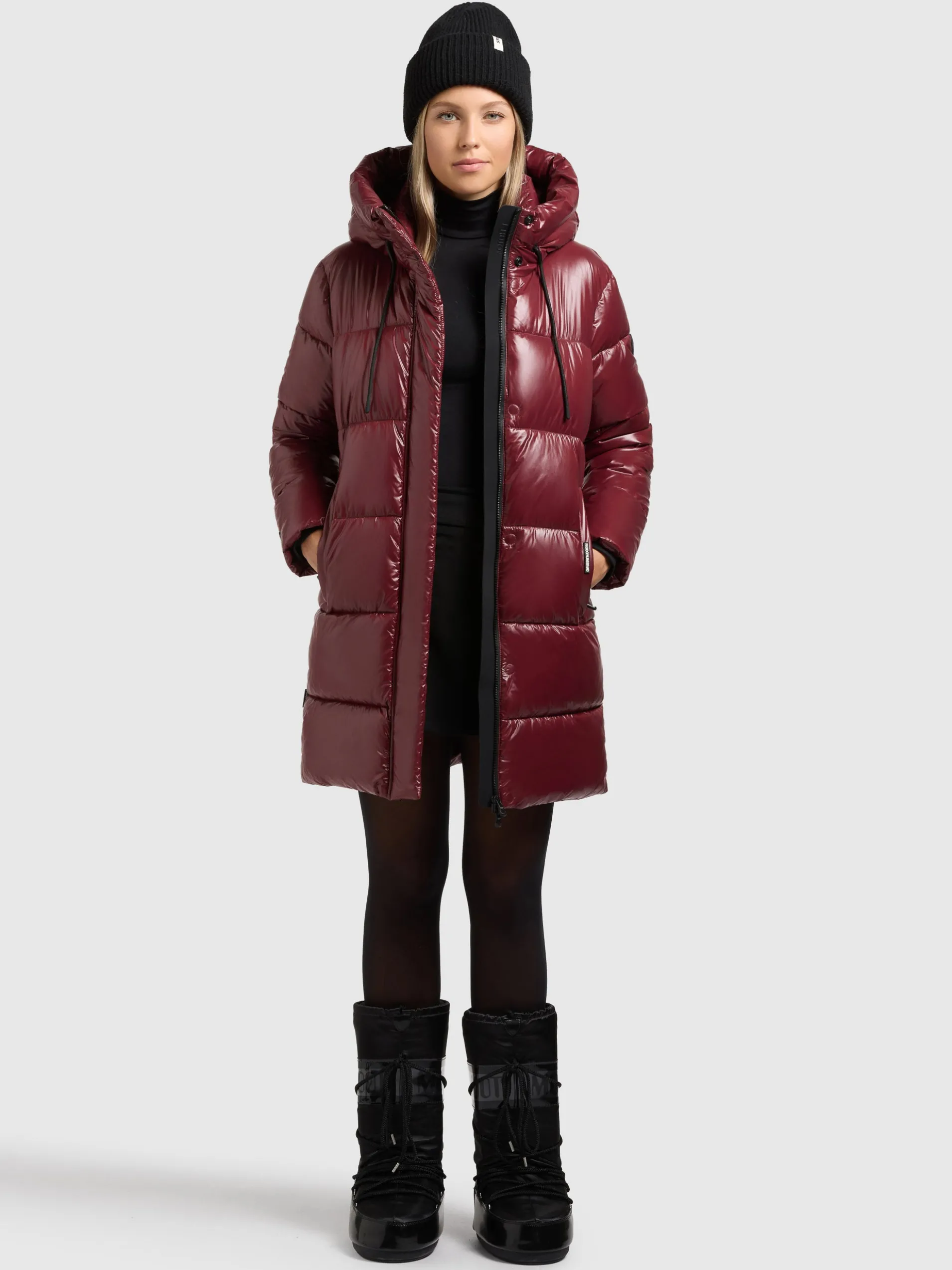 Jacke JANOU MAHAGONI RED