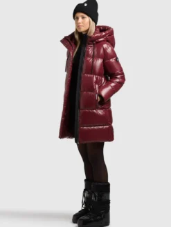 Jacke JANOU MAHAGONI RED