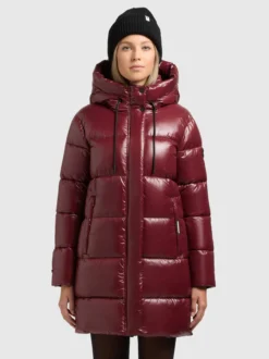 Jacke JANOU MAHAGONI RED