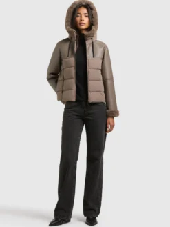 Jacke JHENE TAUPE BROWN