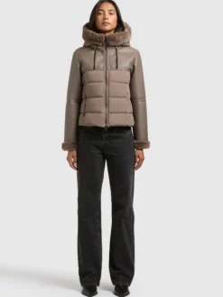 Jacke JHENE TAUPE BROWN