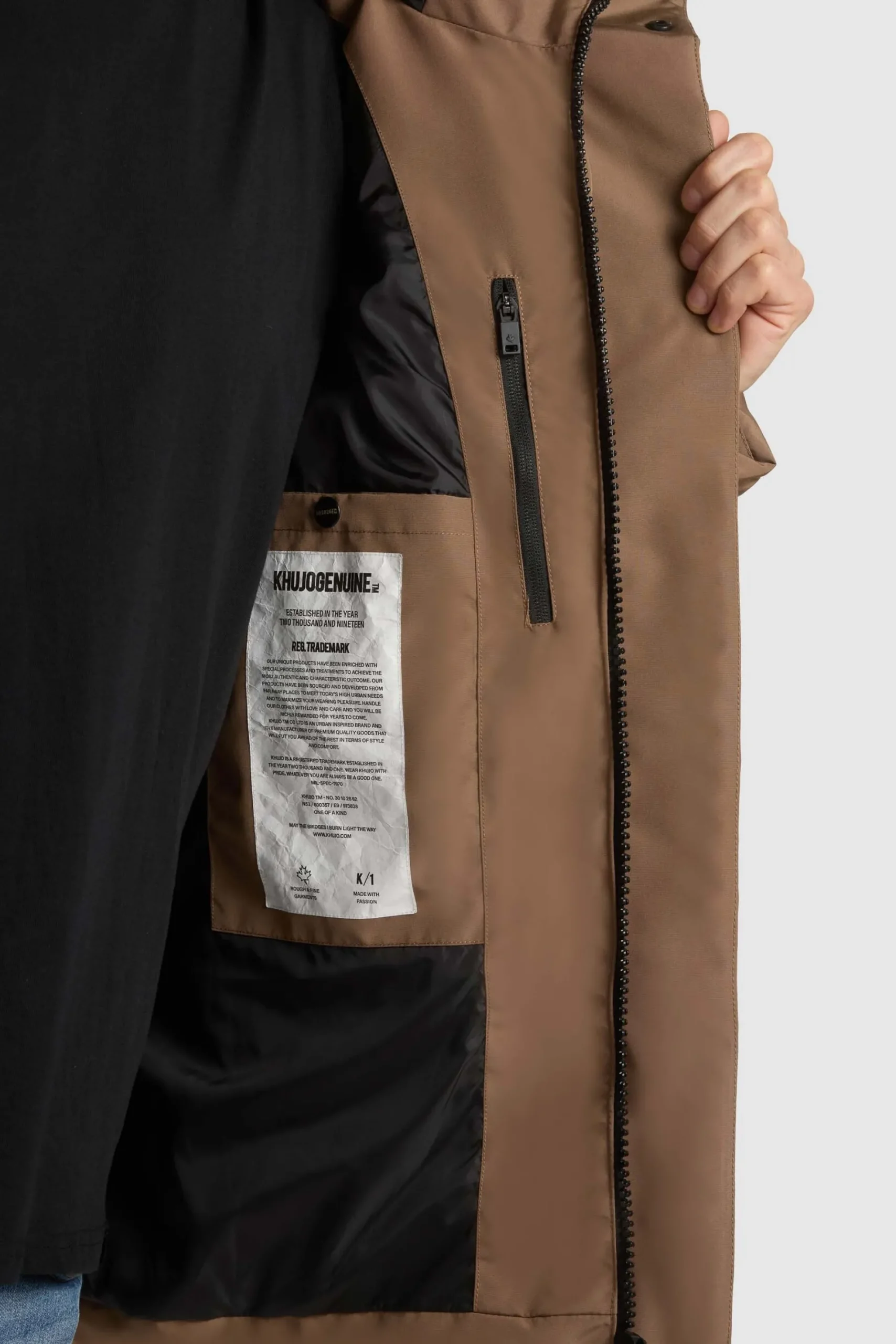 Jacke KANF2 RUST BROWN