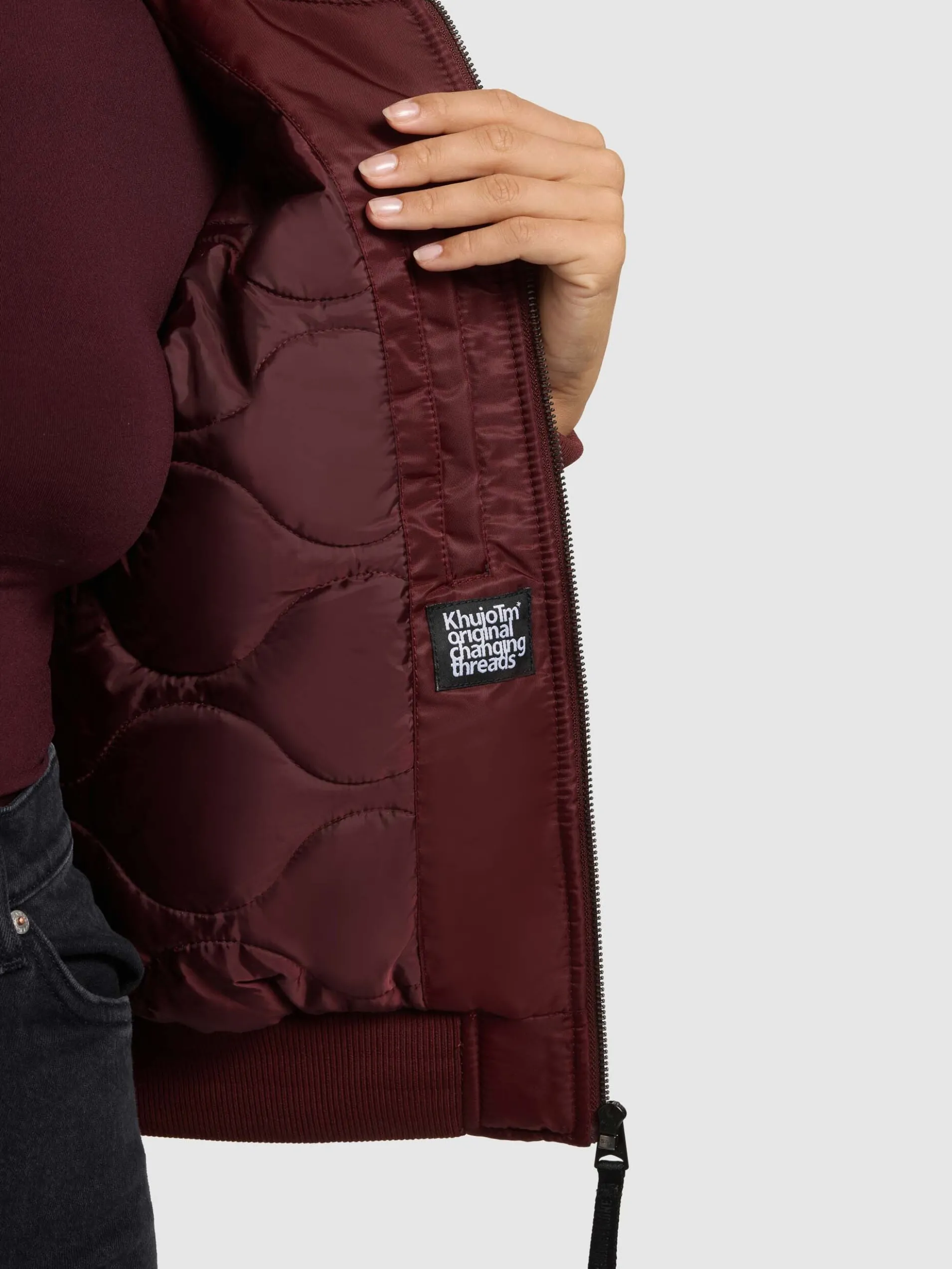 Jacke KASIA BURGUNDY RED