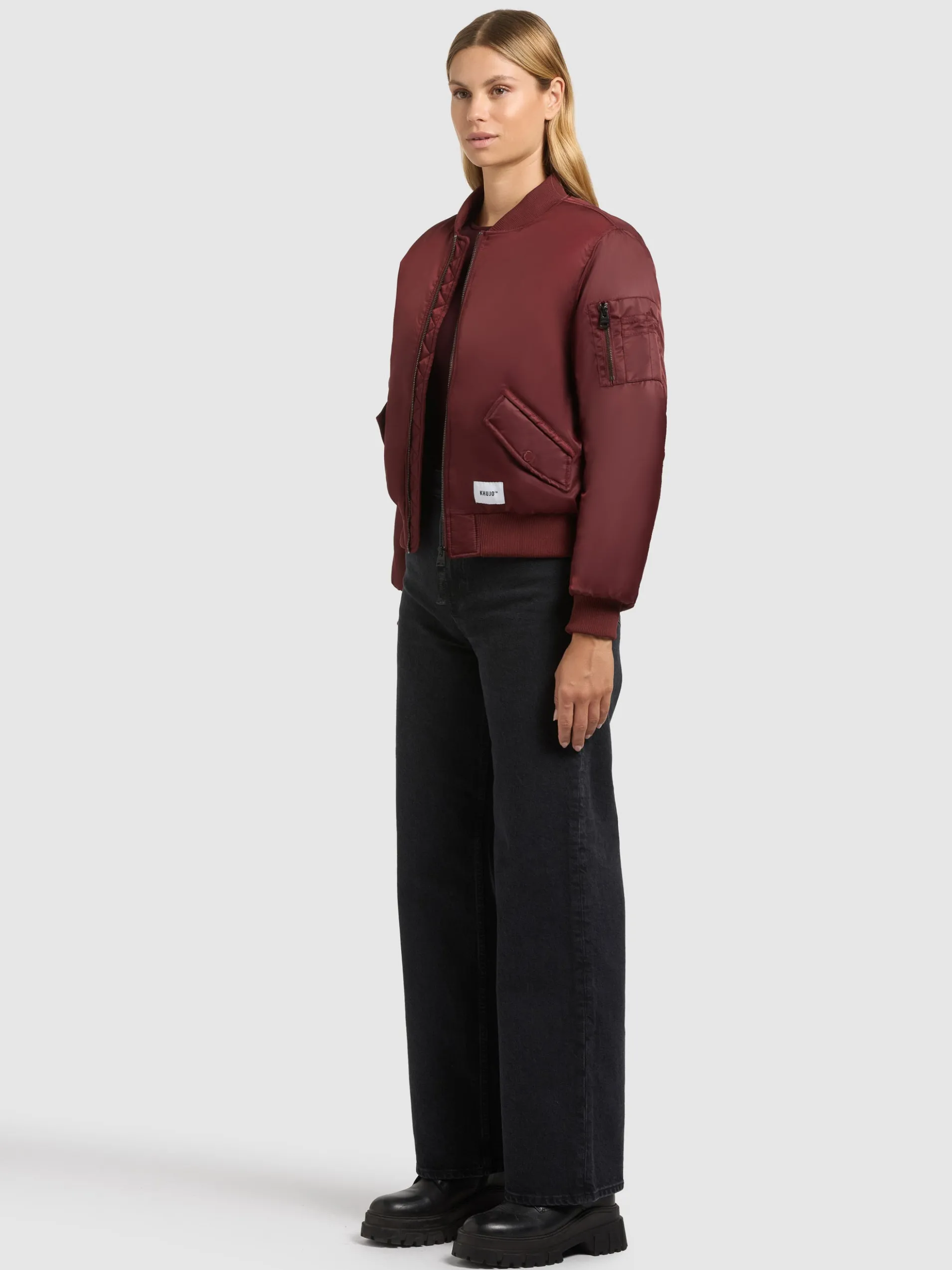 Jacke KASIA BURGUNDY RED