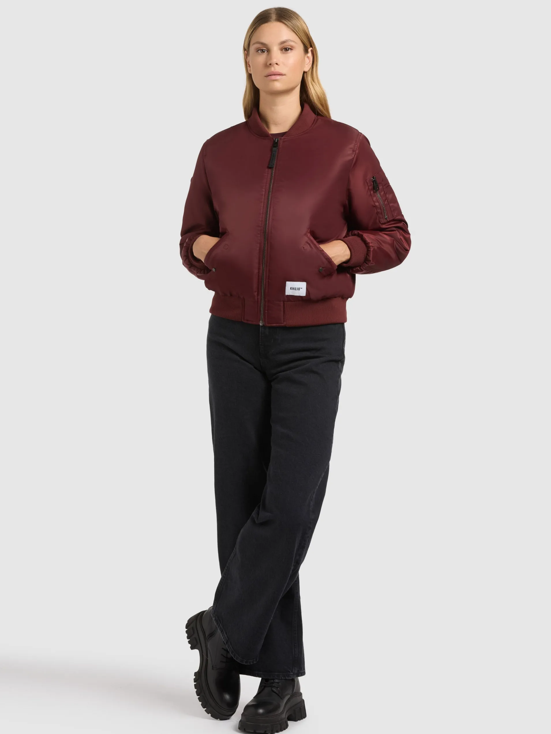 Jacke KASIA BURGUNDY RED
