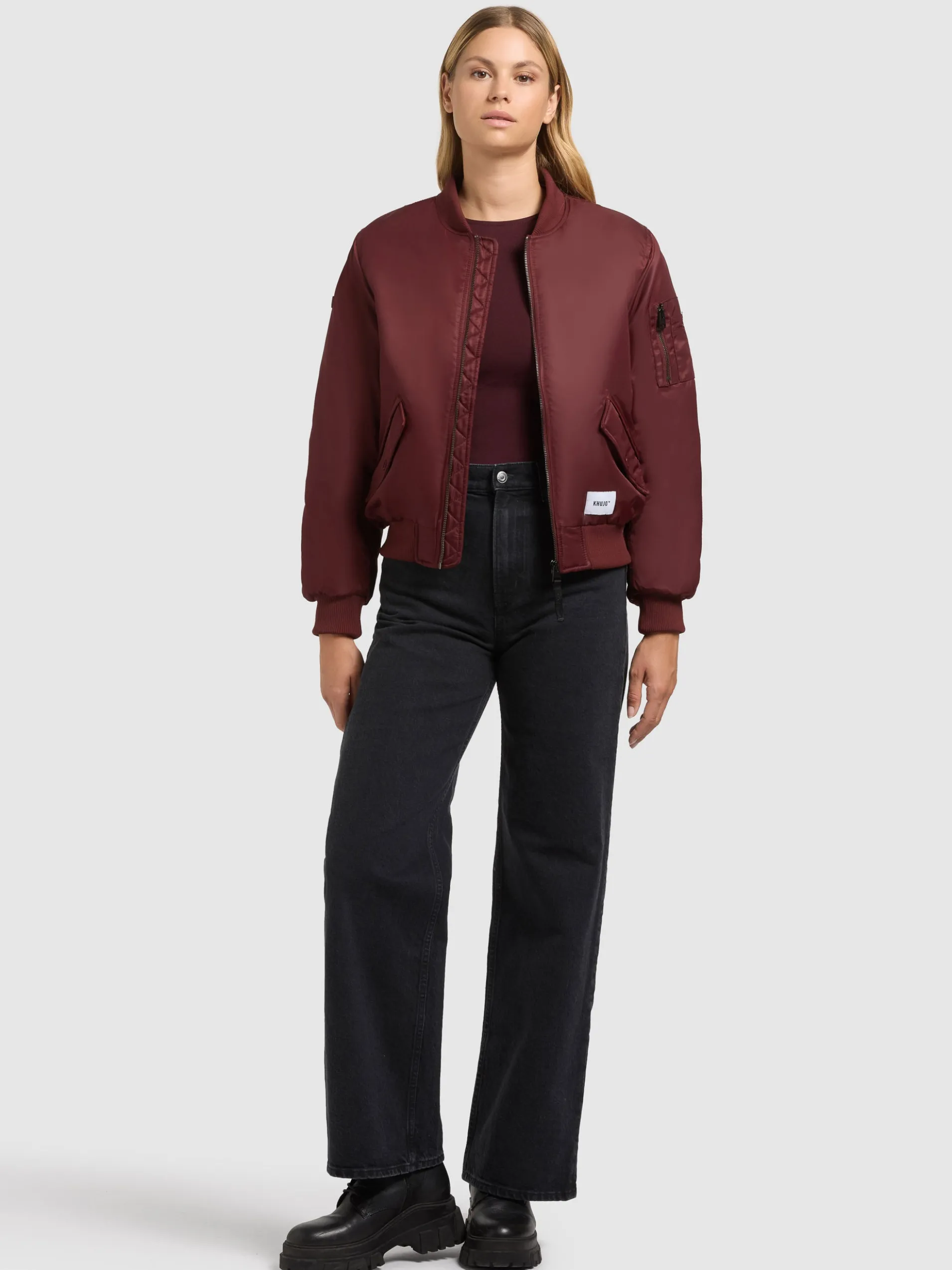 Jacke KASIA BURGUNDY RED