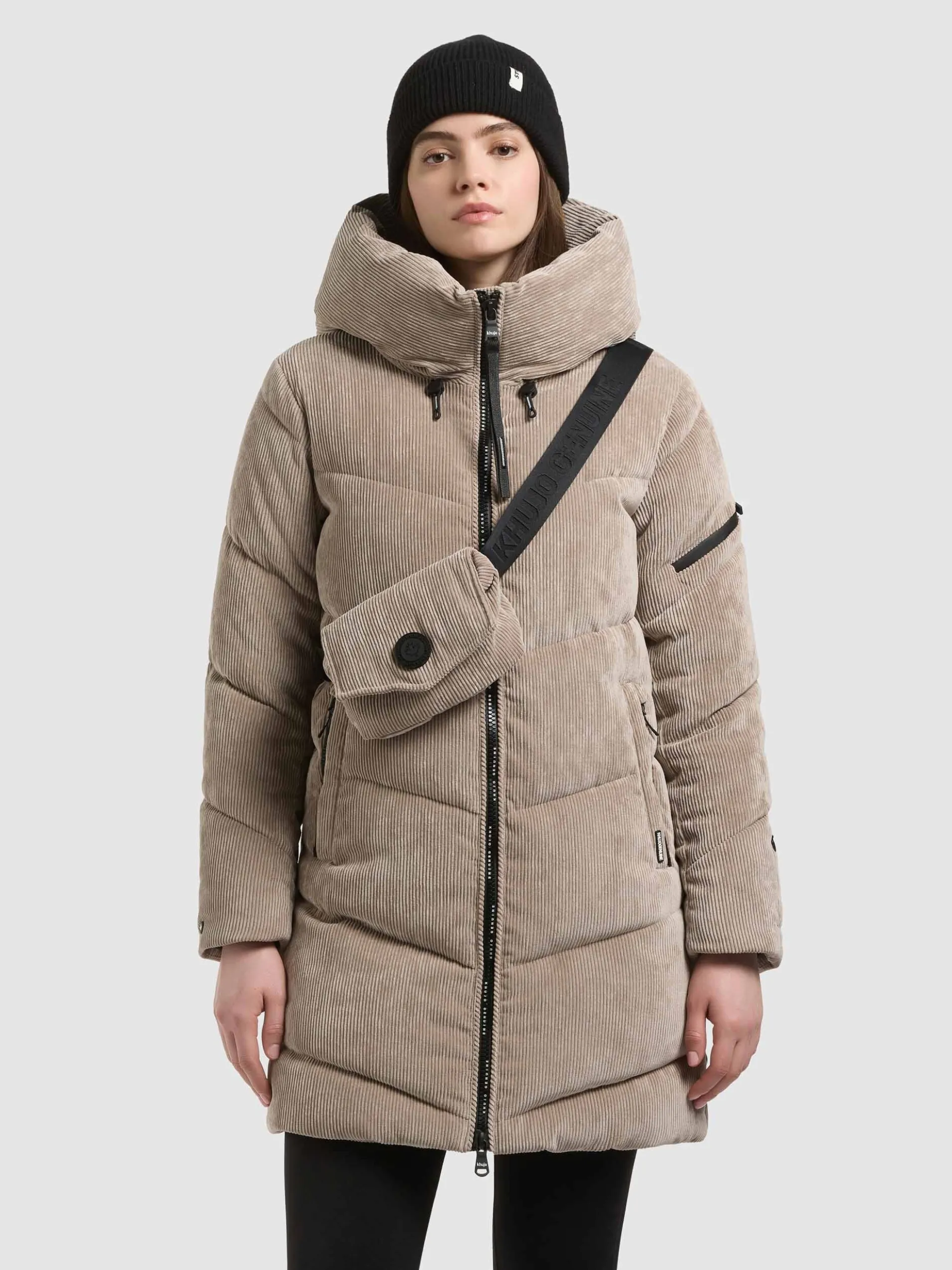 Jacke KATTIE WITH BAG BEIGE