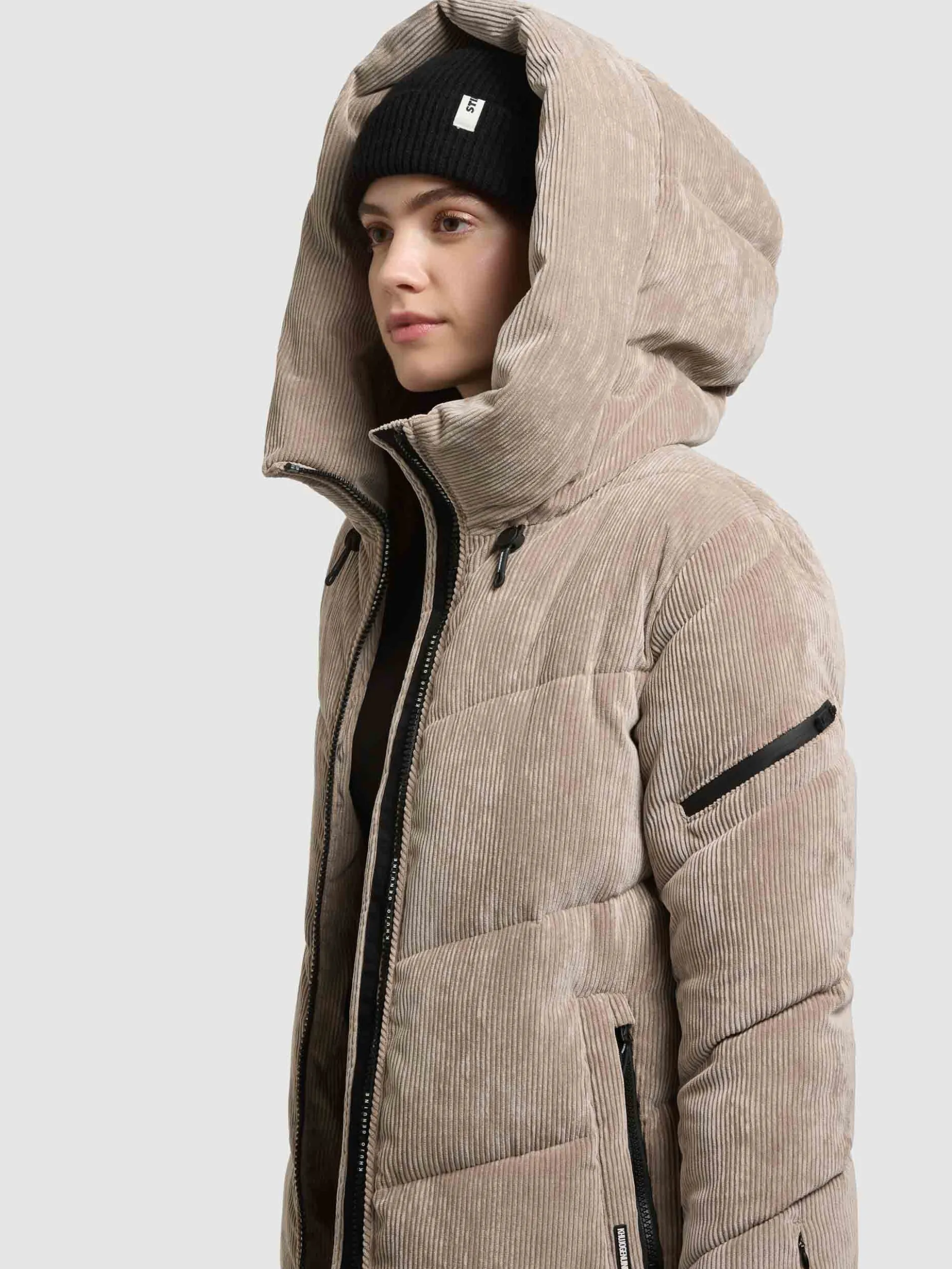 Jacke KATTIE WITH BAG BEIGE