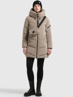 Jacke KATTIE WITH BAG BEIGE