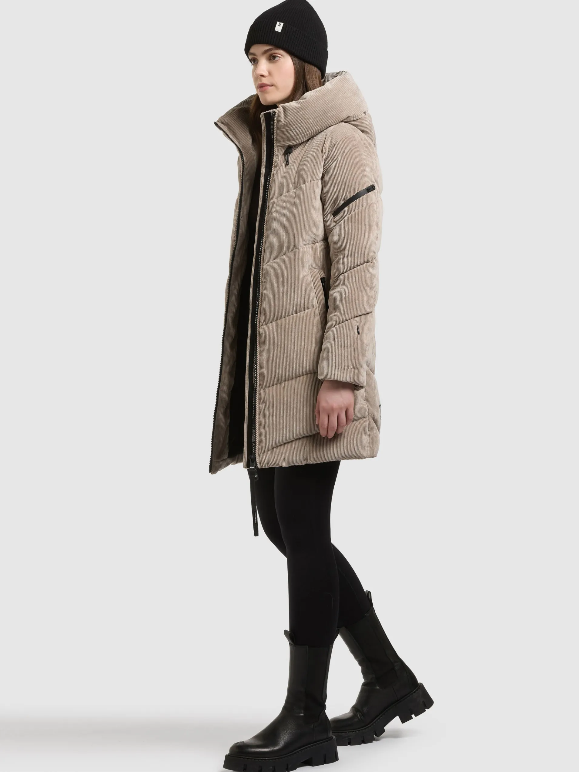 Jacke KATTIE WITH BAG BEIGE