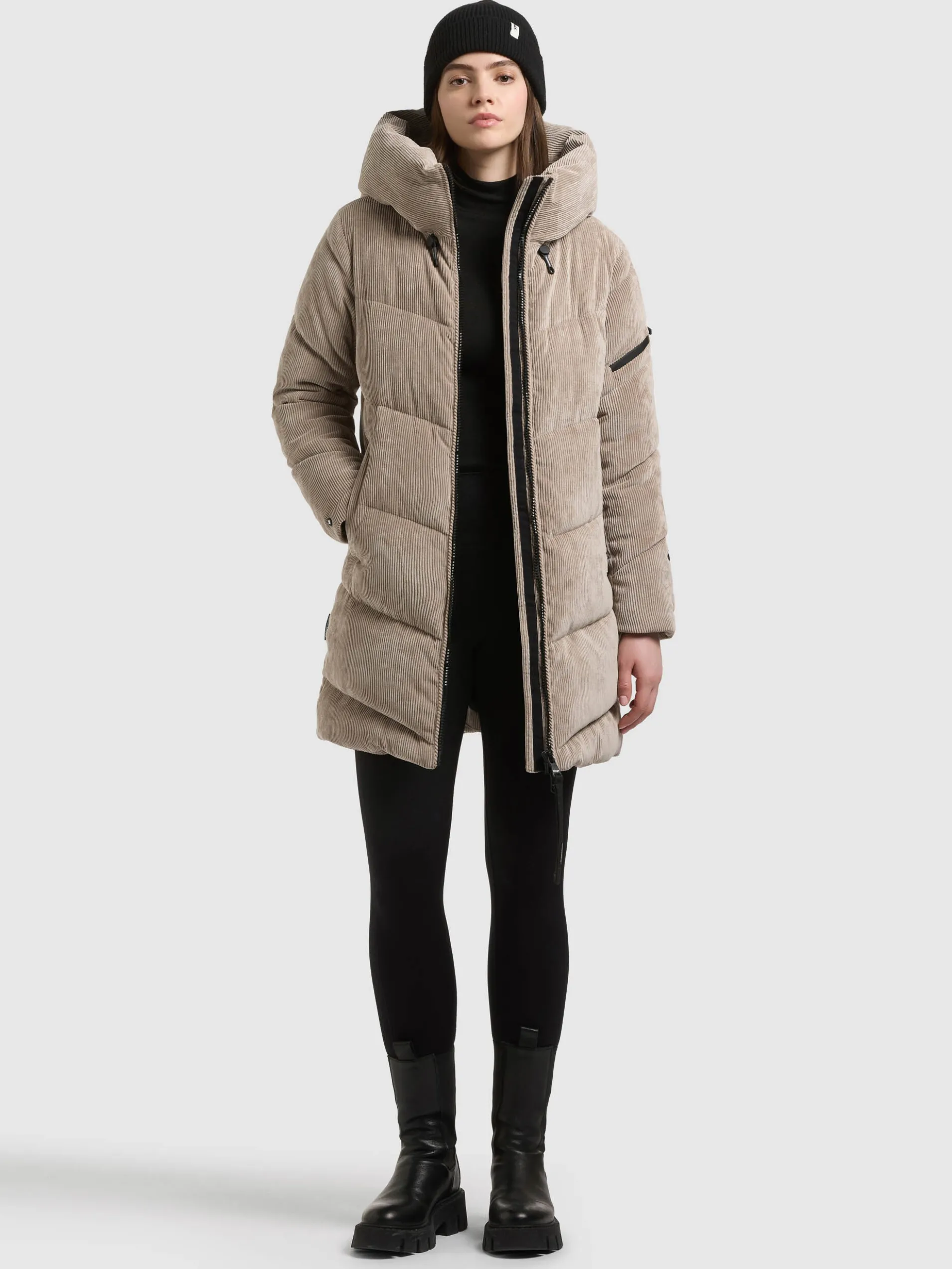 Jacke KATTIE WITH BAG BEIGE
