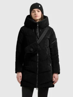 Jacke KATTIE WITH BAG BLACK