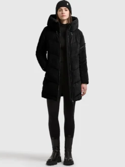 Jacke KATTIE WITH BAG BLACK
