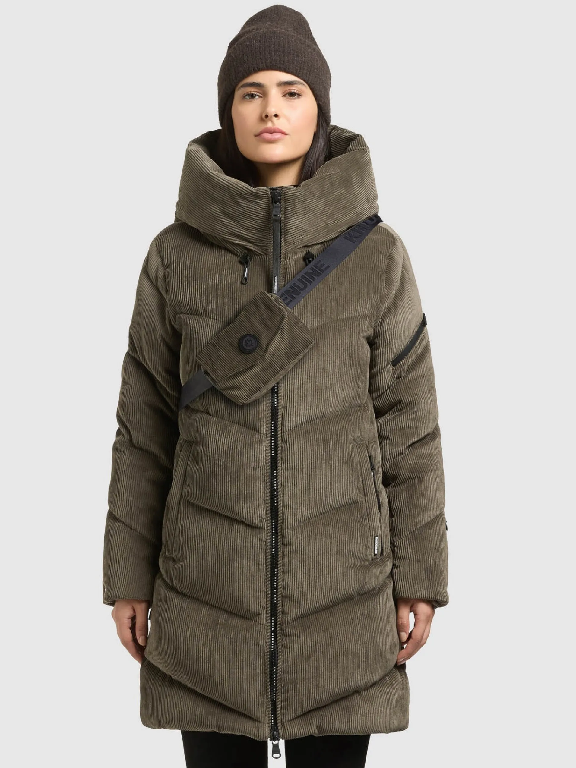 Jacke KATTIE WITH BAG MUDDER GREEN