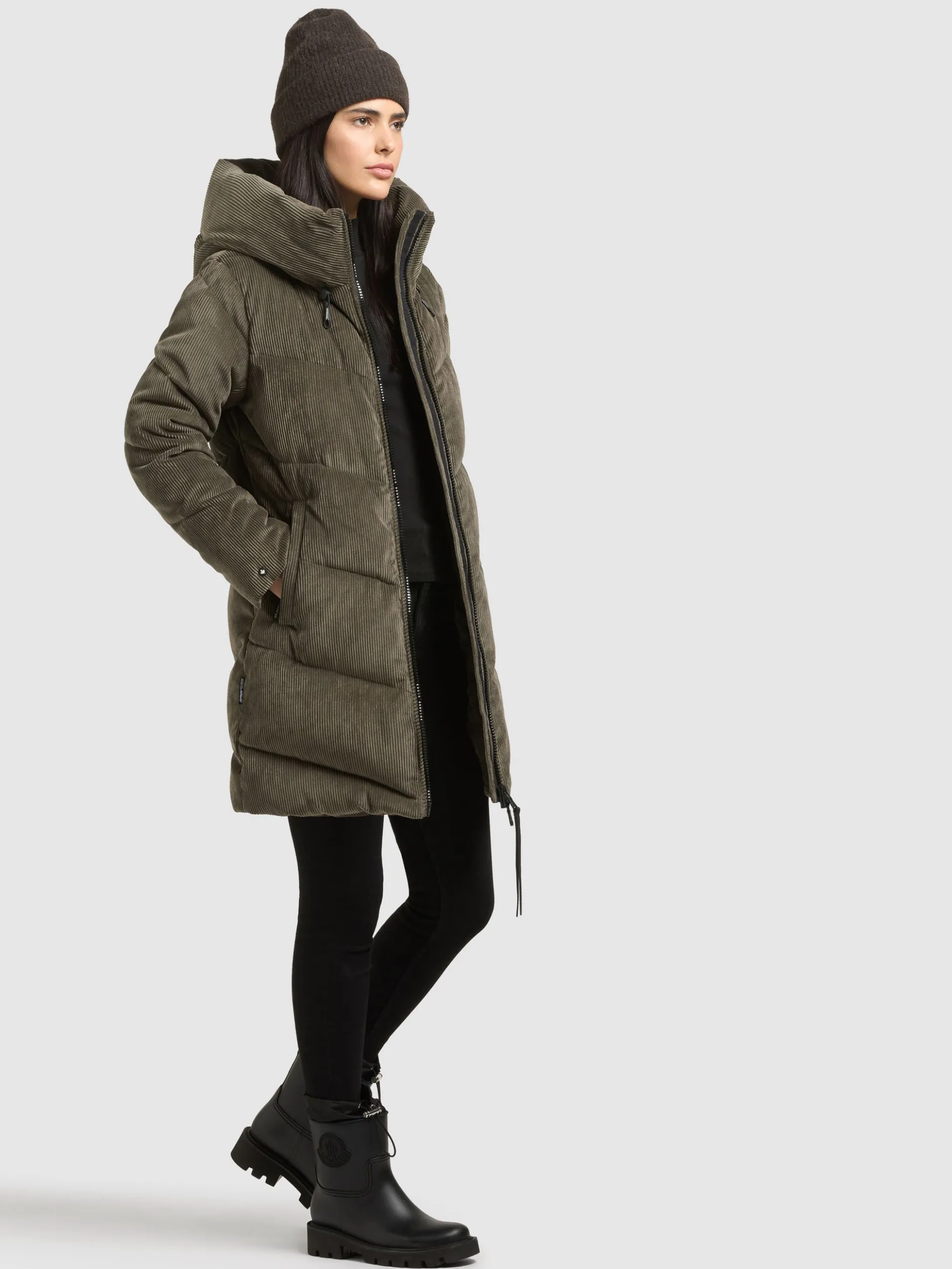 Jacke KATTIE WITH BAG MUDDER GREEN