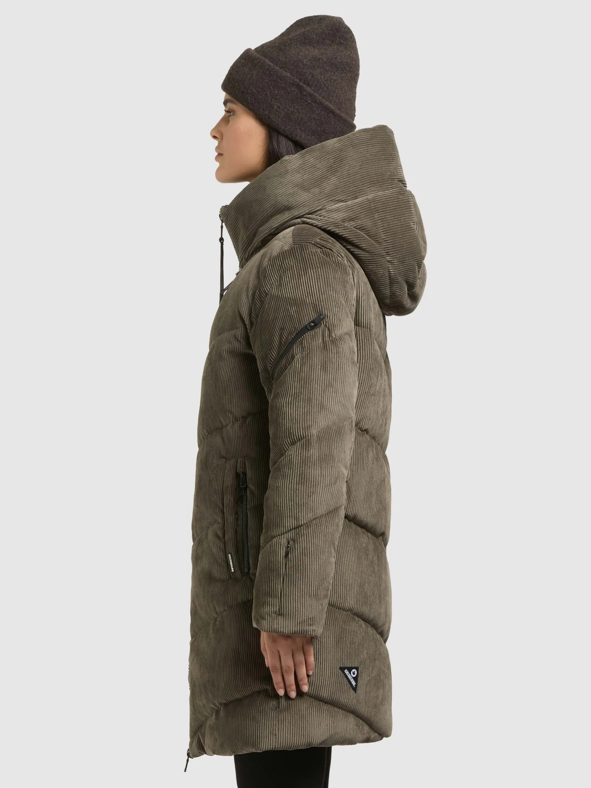Jacke KATTIE WITH BAG MUDDER GREEN