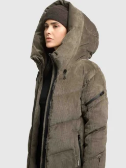 Jacke KATTIE WITH BAG MUDDER GREEN
