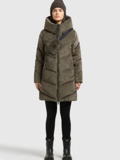 Jacke KATTIE WITH BAG MUDDER GREEN