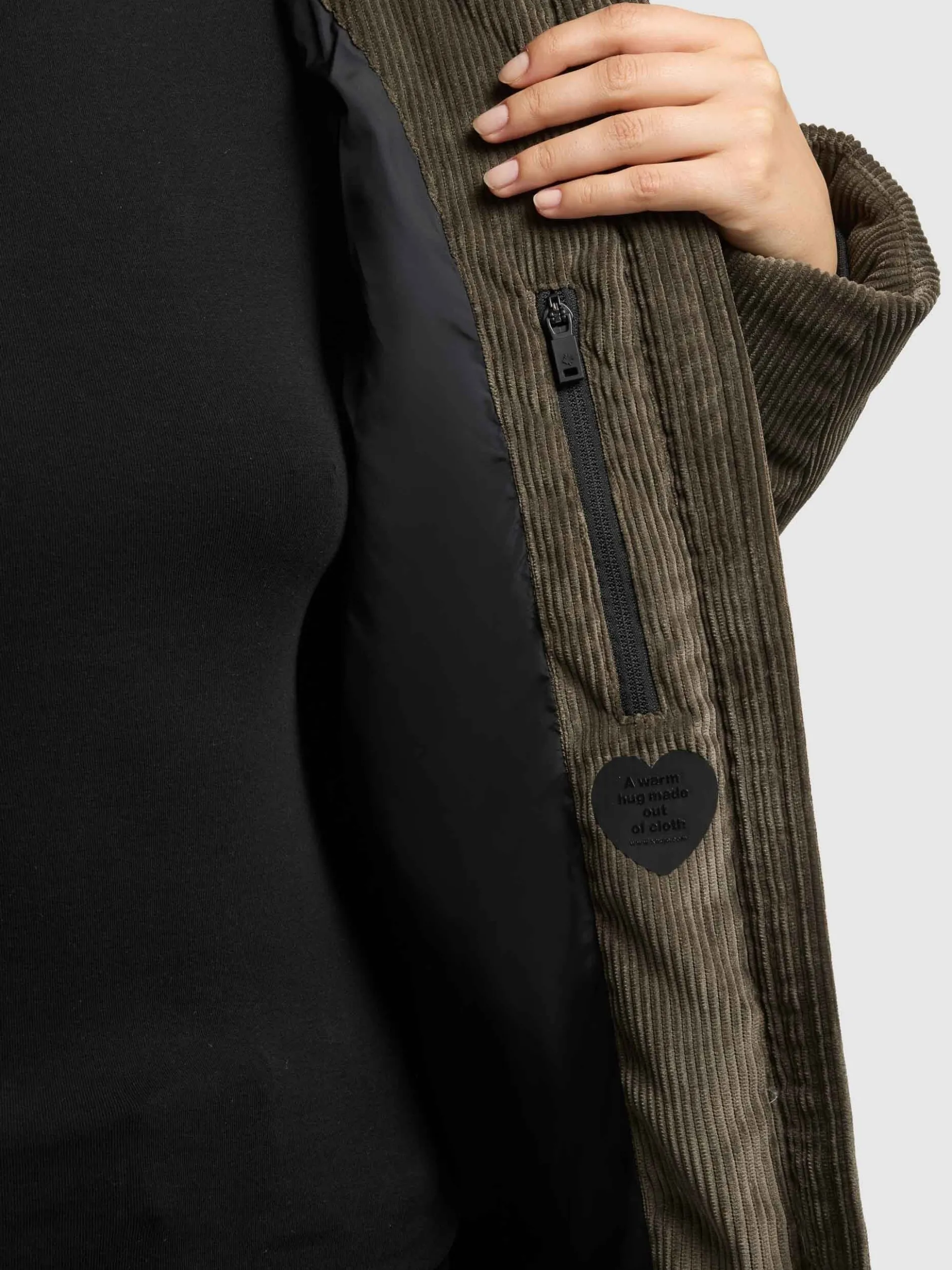 Jacke KATTIE WITH BAG MUDDER GREEN