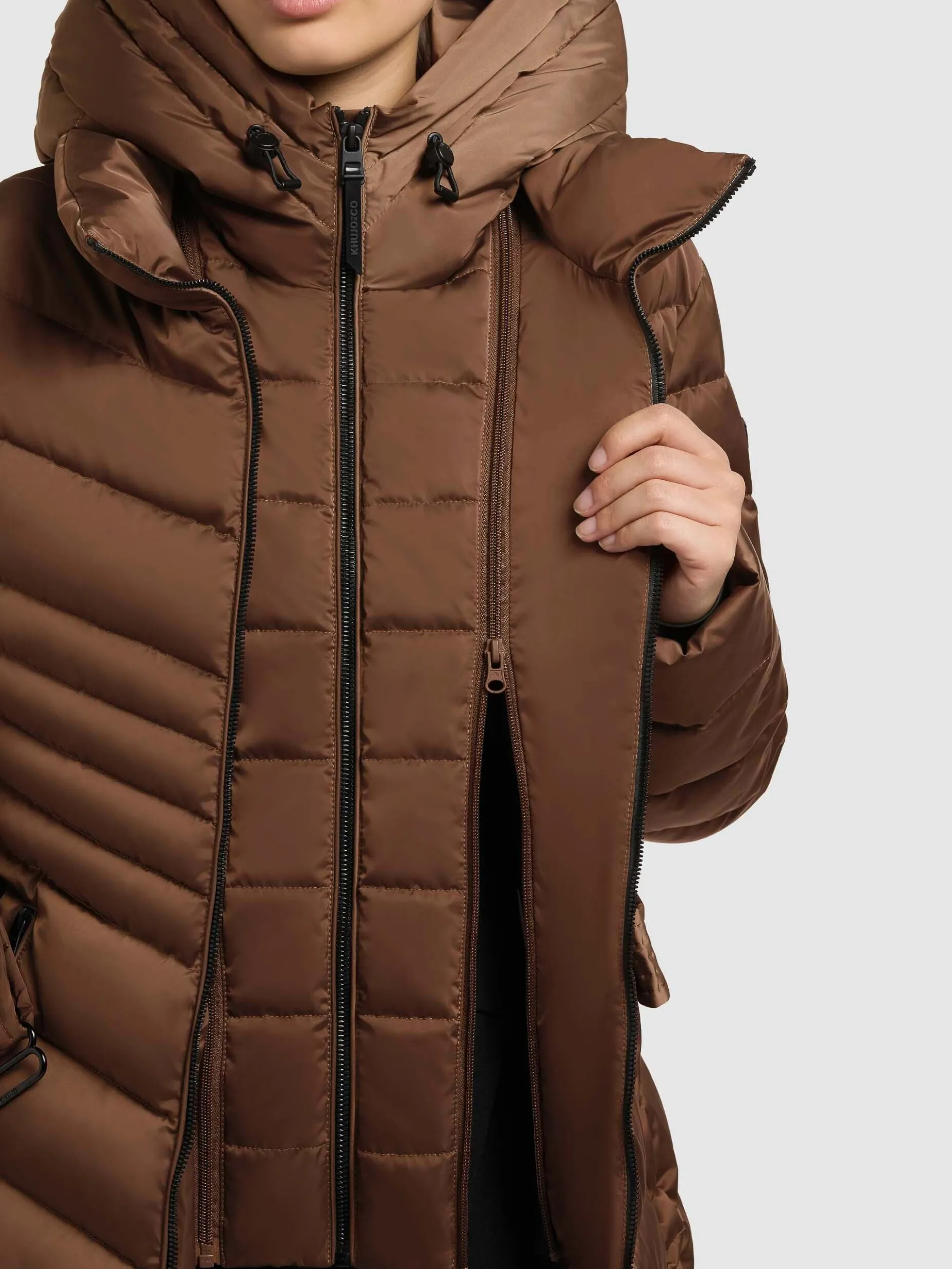 Jacke KINA COPPER BROWN