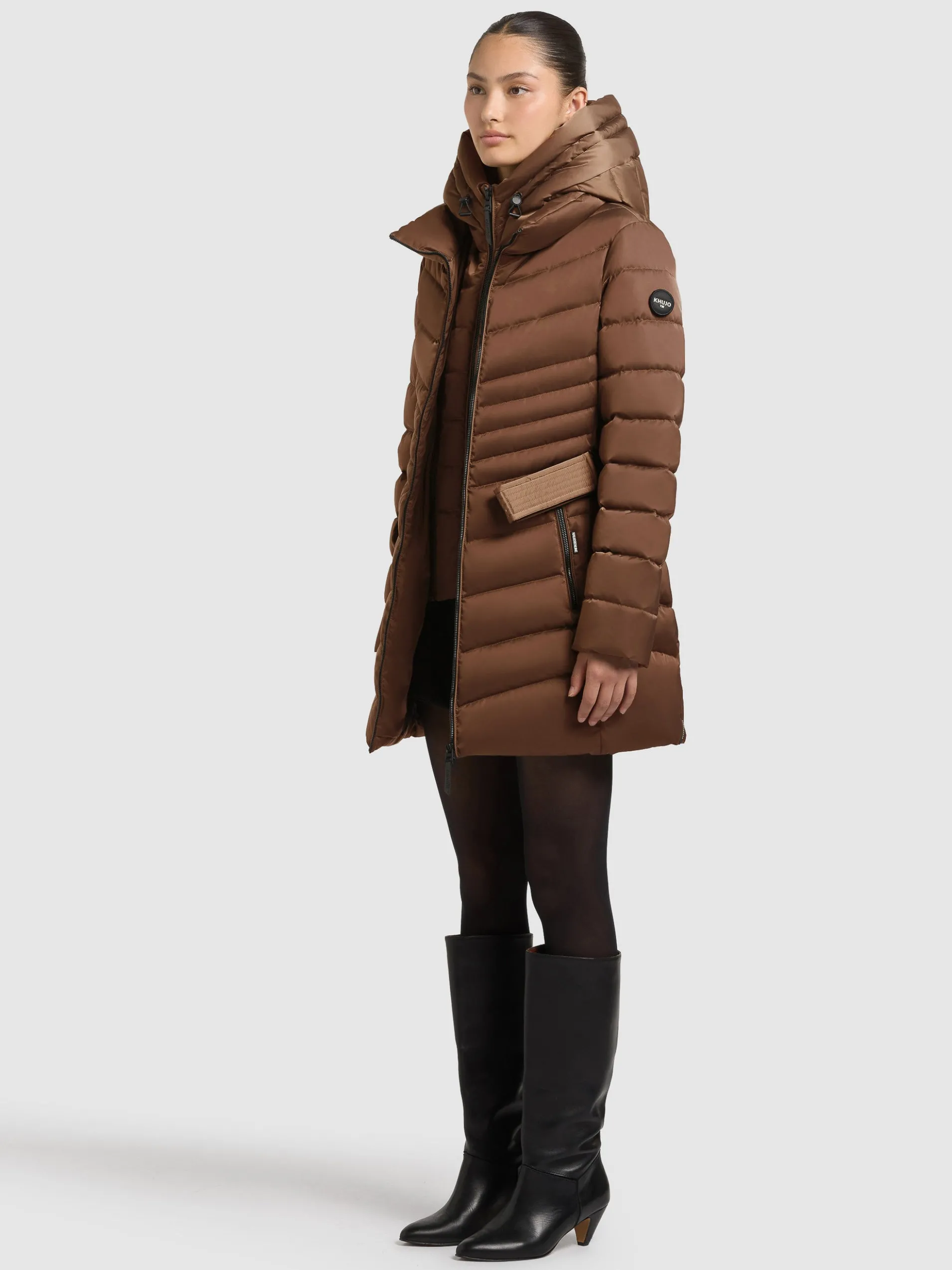 Jacke KINA COPPER BROWN