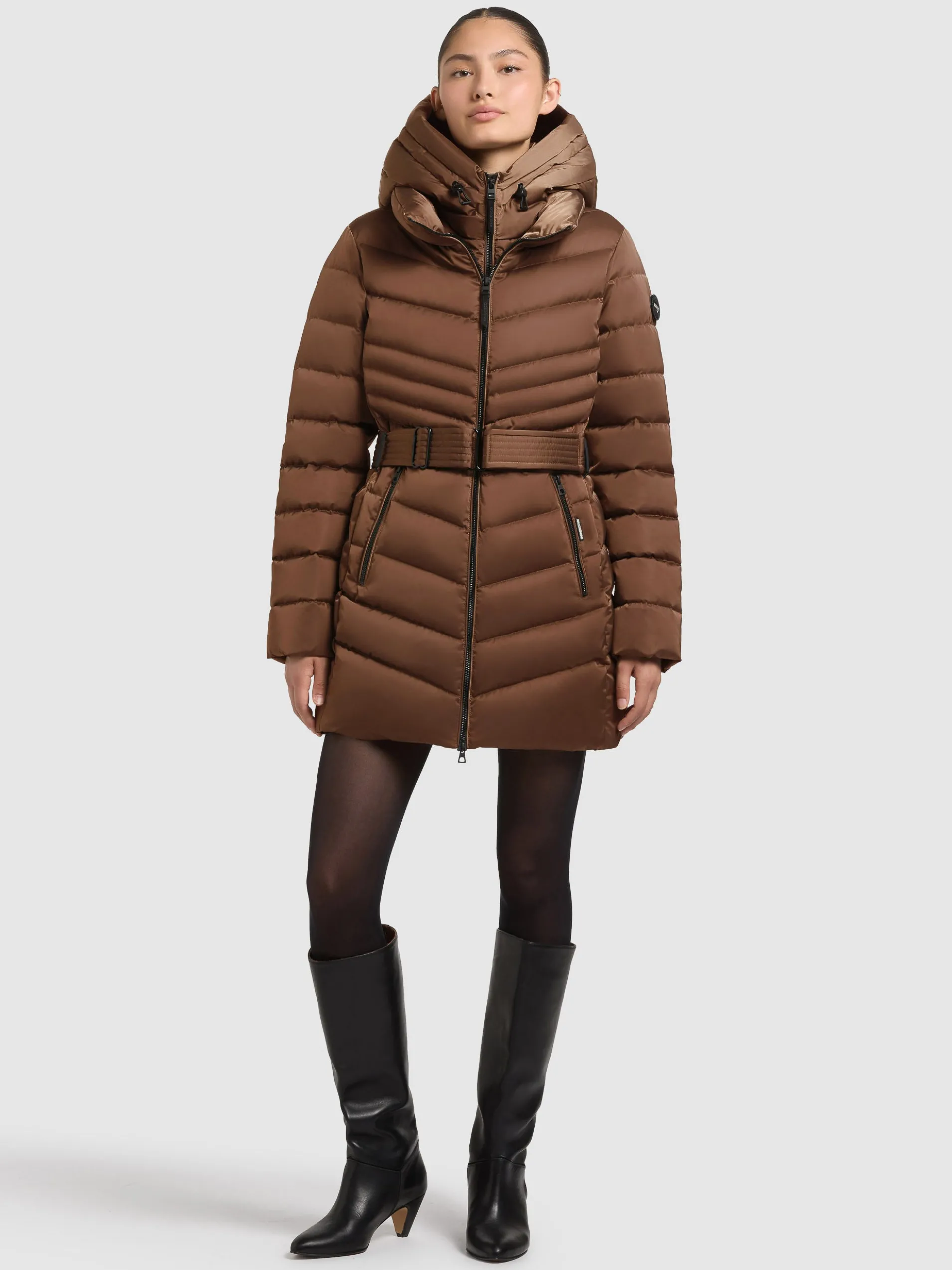 Jacke KINA COPPER BROWN