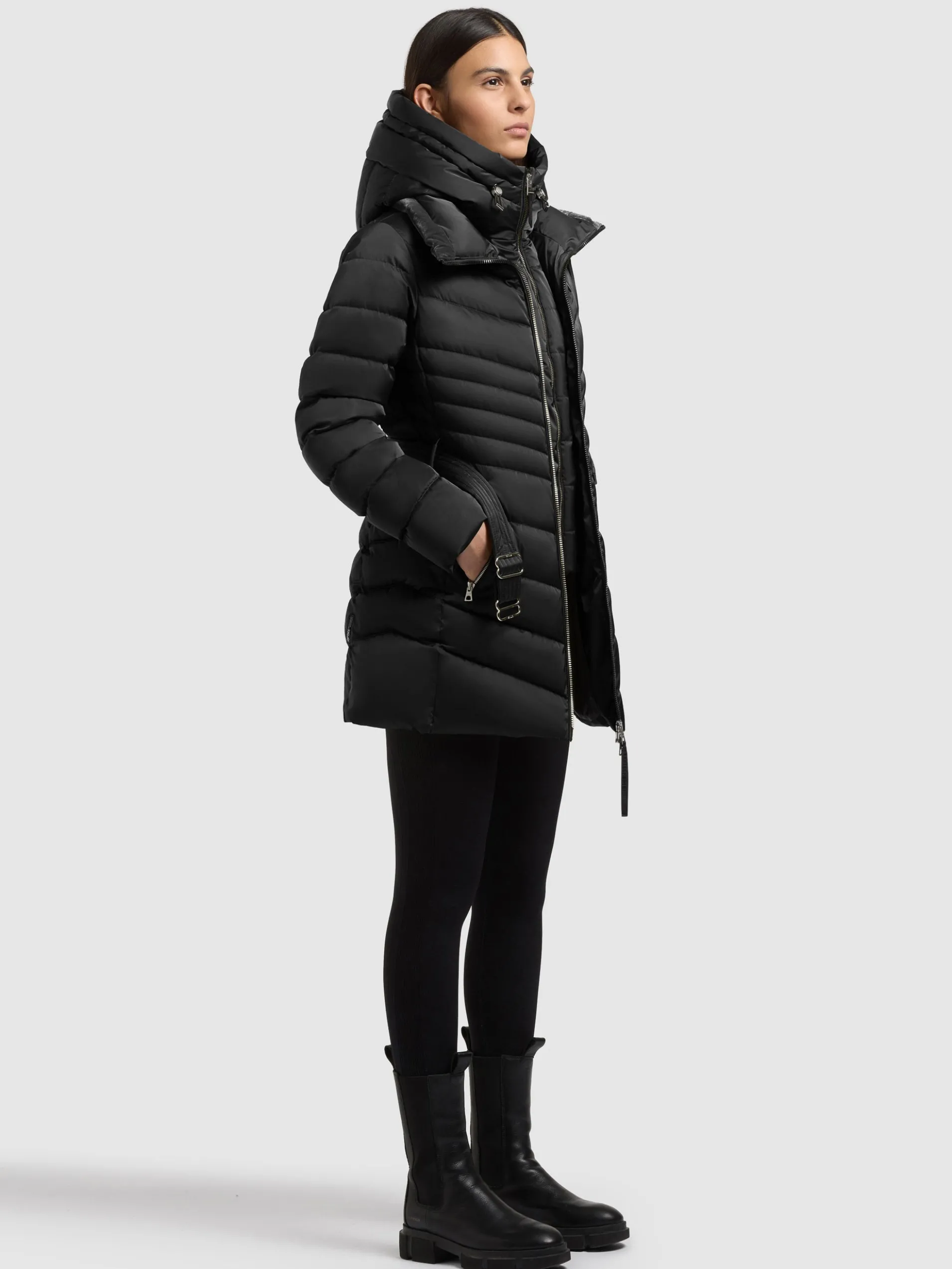 Jacke KINA2 - 2IN1 (Einsatz herausnehmbar) BLACK