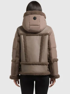 Jacke LEXYA TAUPE BROWN