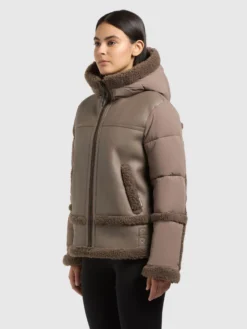 Jacke LEXYA TAUPE BROWN