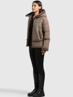 Jacke LEXYA TAUPE BROWN
