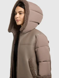 Jacke LEXYA TAUPE BROWN