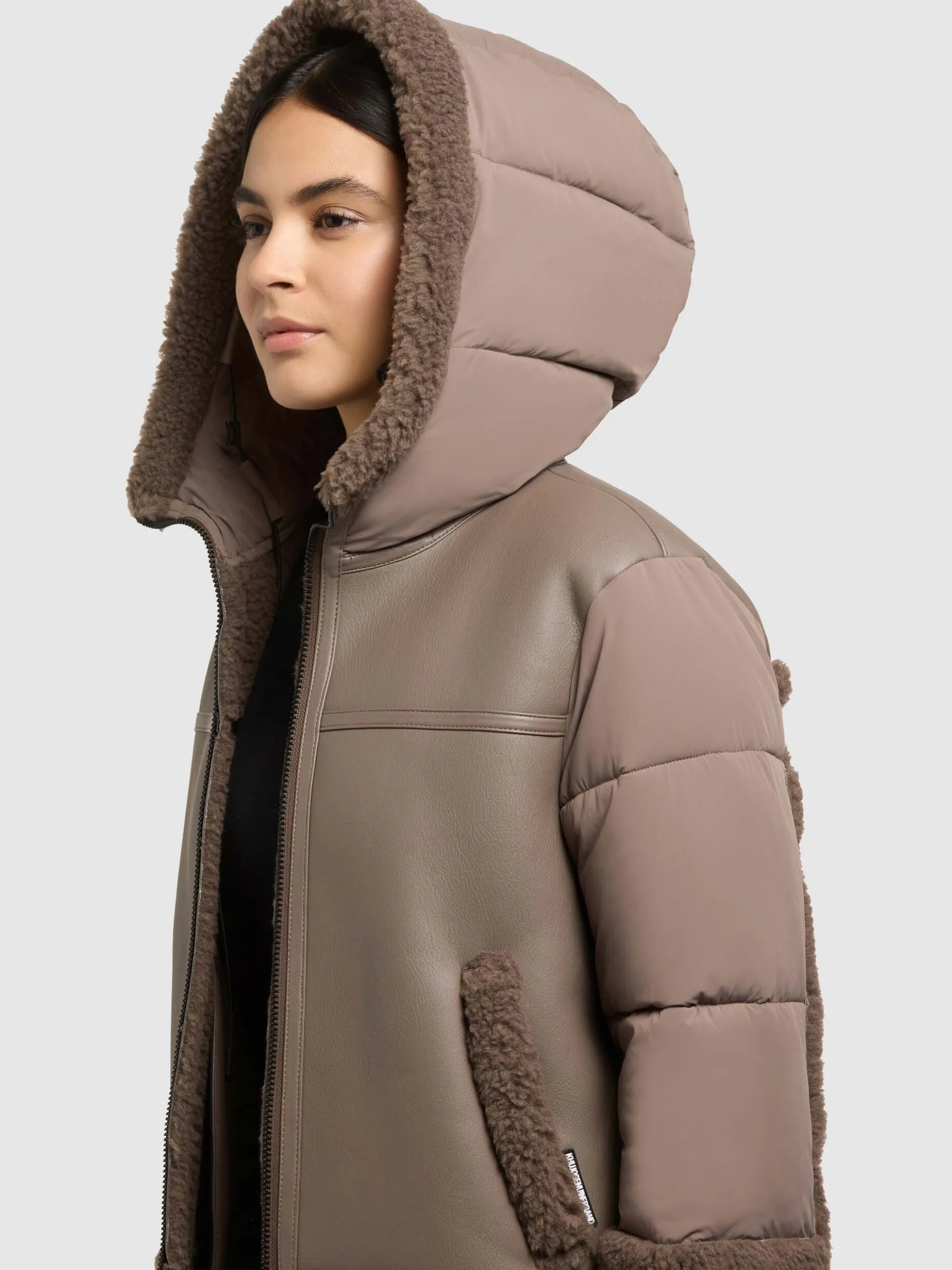 Jacke LEXYA TAUPE BROWN