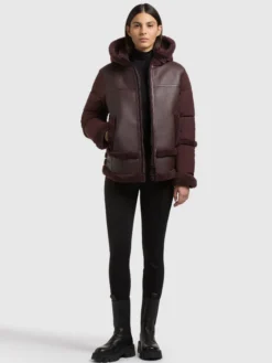 Jacke LEXYA WINESTONE RED