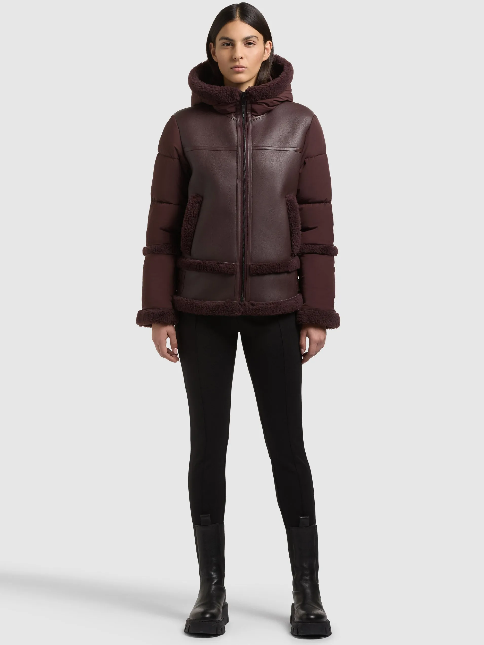 Jacke LEXYA WINESTONE RED