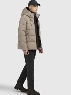 Jacke LOGA2 Graubeige