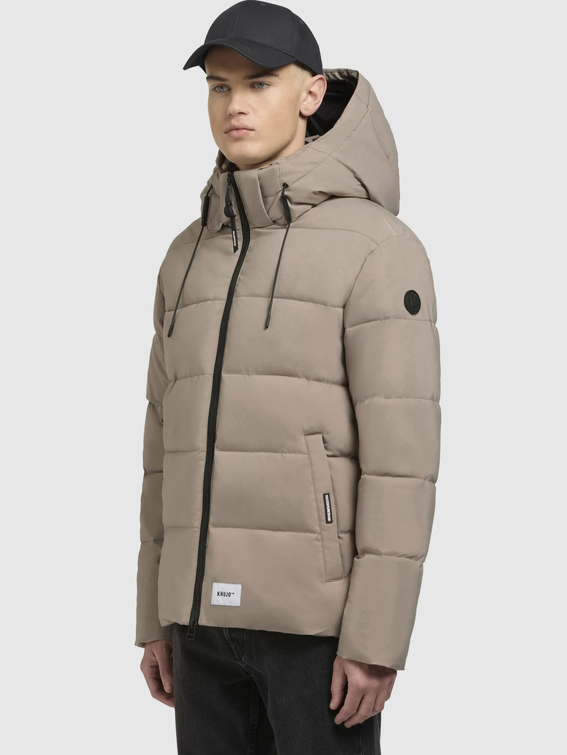Jacke LOGA2 Graubeige