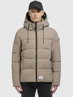 Jacke LOGA2 Graubeige