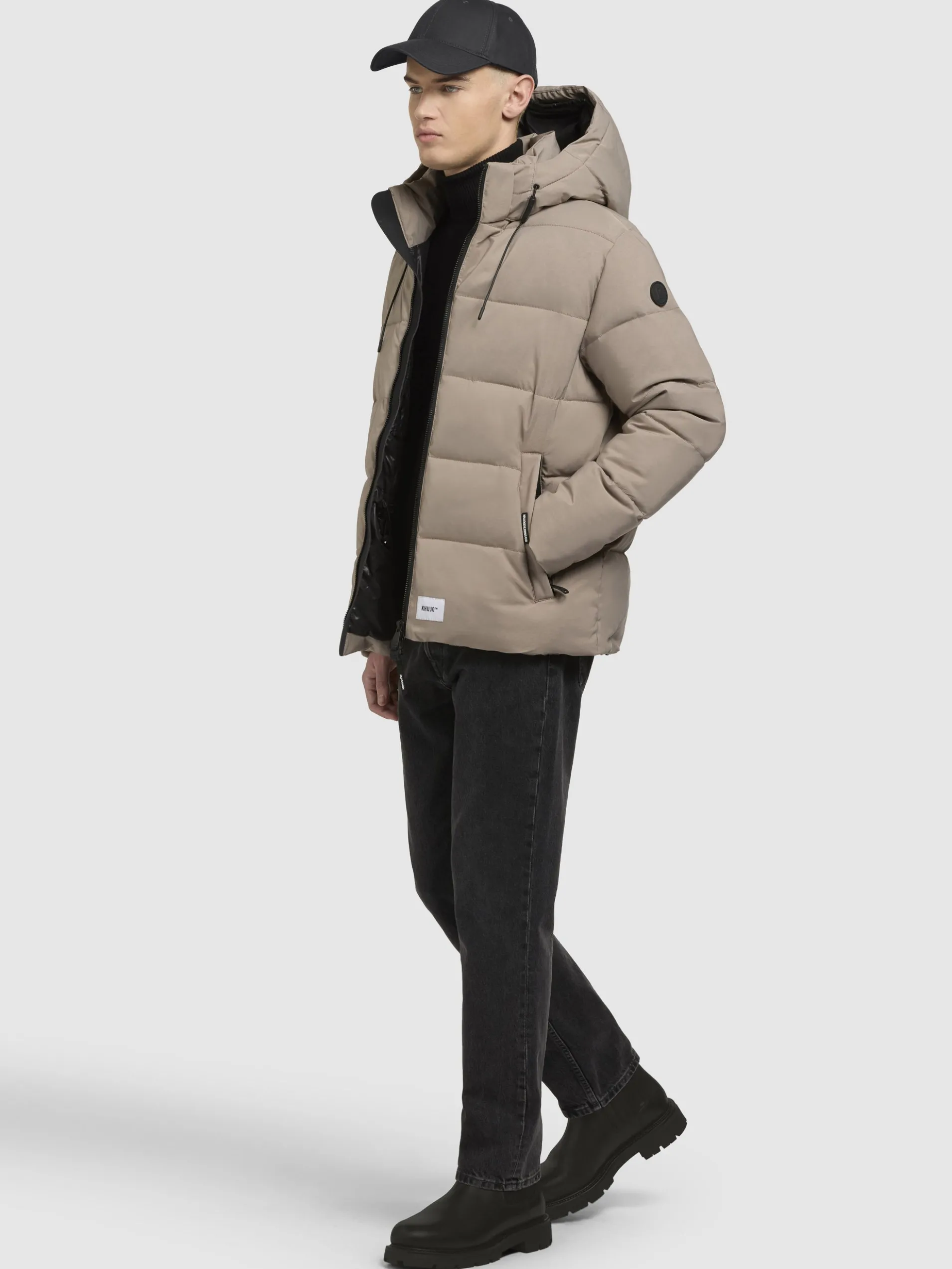 Jacke LOGA2 Graubeige