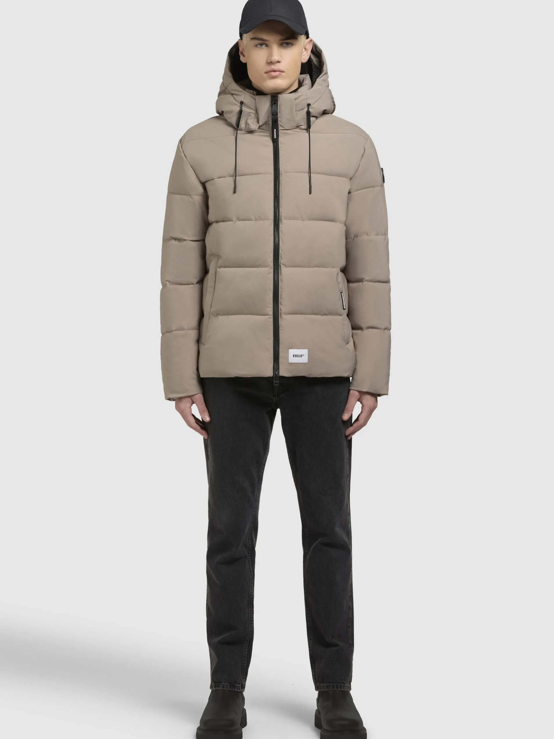 Jacke LOGA2 Graubeige