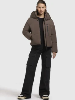 Jacke LUXA Taupe dunkel