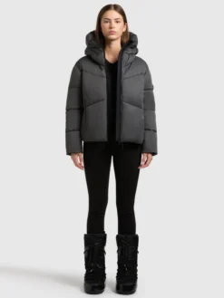 Jacke MILLY DARK MELANGE GREY