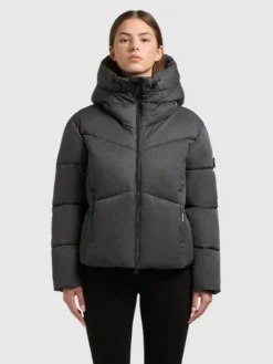 Jacke MILLY DARK MELANGE GREY