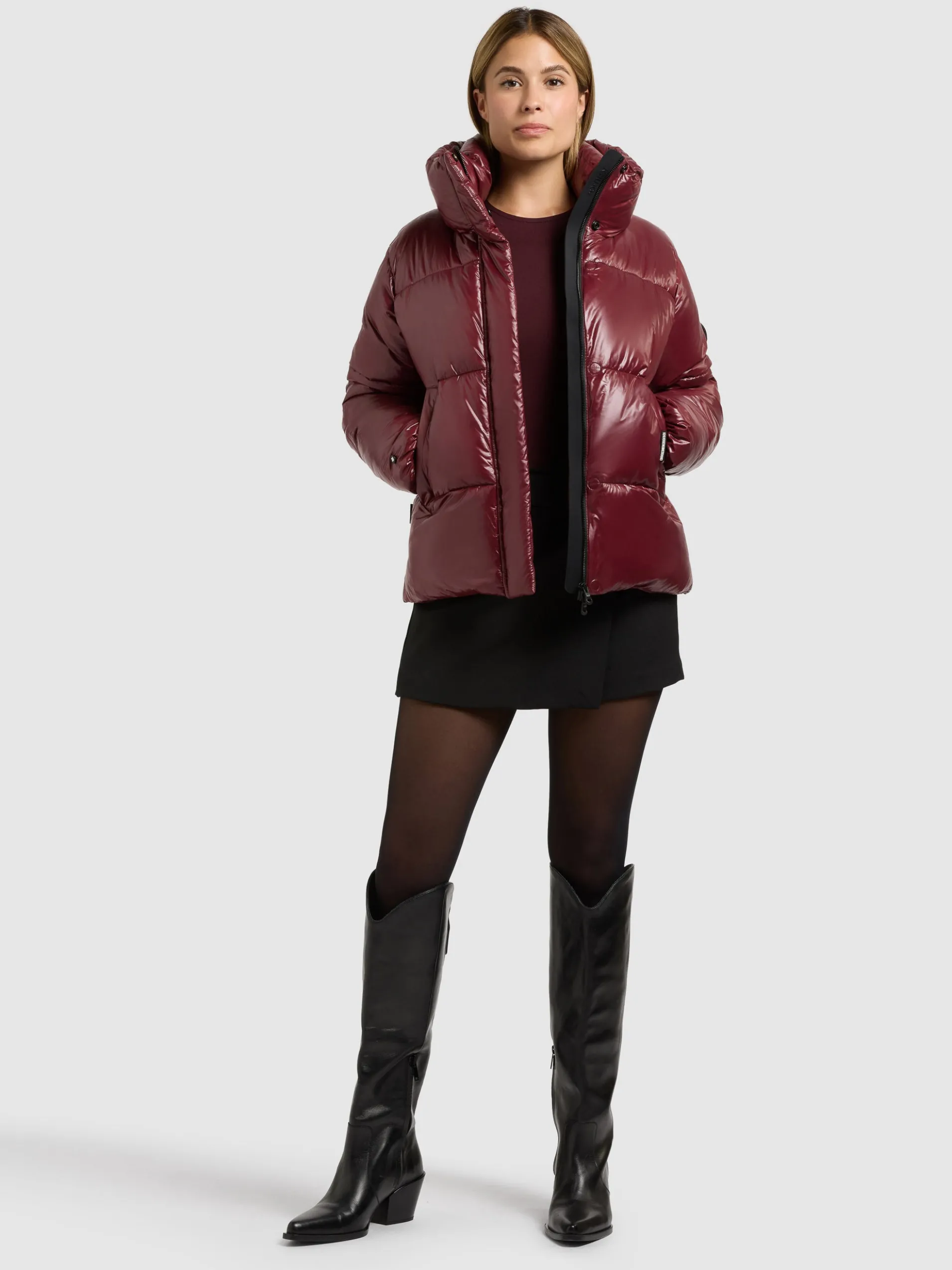 Jacke NALA MAHAGONI RED