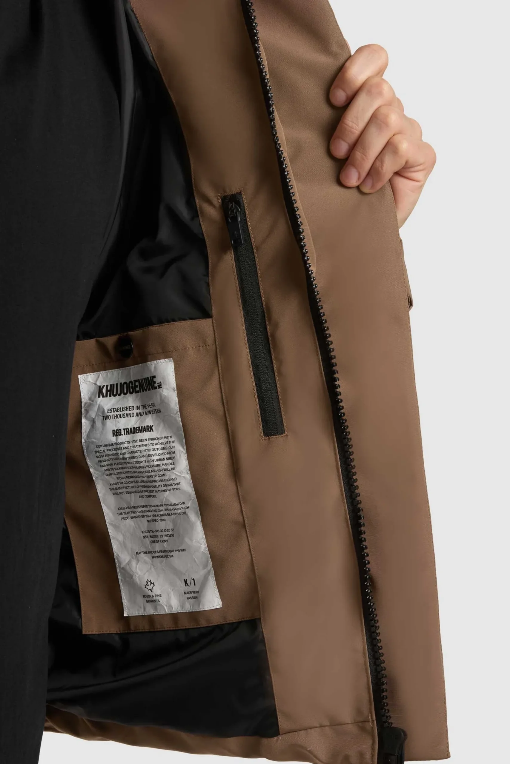 Jacke NEBO RUST BROWN