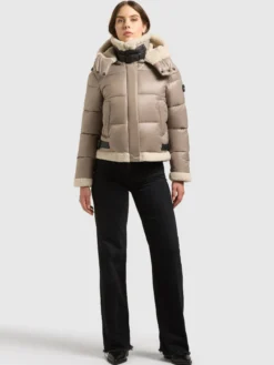 Jacke NESSIE3 TAUPE GREY