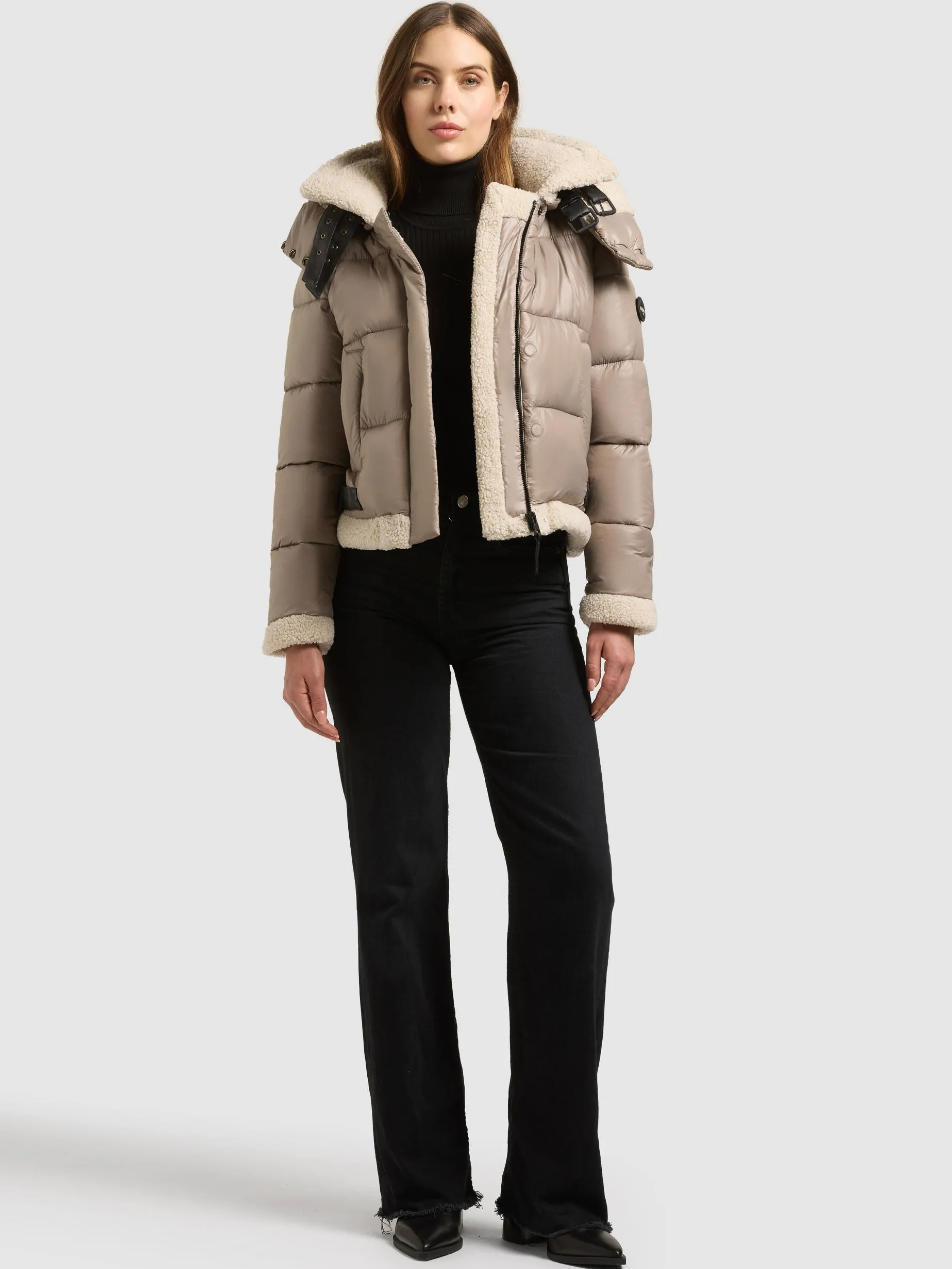 Jacke NESSIE3 TAUPE GREY