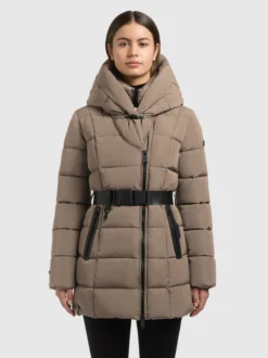 Jacke NORAH - 2IN1 (Einsatz herausnehmbar) TAUPE BROWN