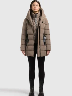 Jacke NORAH - 2IN1 (Einsatz herausnehmbar) TAUPE BROWN