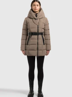 Jacke NORAH - 2IN1 (Einsatz herausnehmbar) TAUPE BROWN